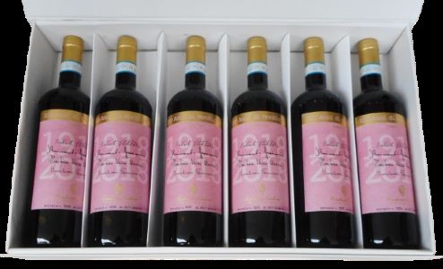 6 Flaschen Barbera d'Alba Monbirone Edizione 100° Anniversario 2018 DOC in Geschenkverpackung (sehr rar), Monchiero Carbone