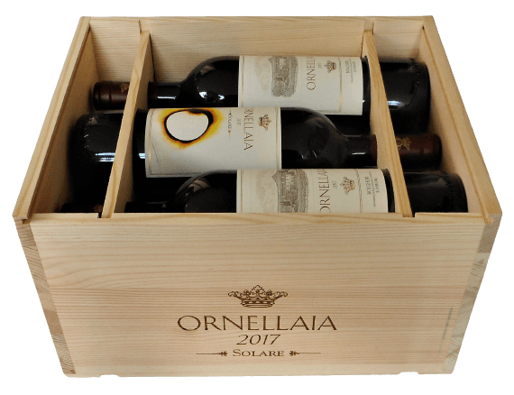 6 Flaschen Ornellaia Bolgheri DOC Superiore 2017 in OHK (inkl. Vendemmia d'Artista Solare), Tenuta Dell`Ornellaia