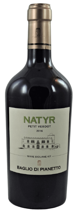 Natyr Petit Verdot Terre Siciliane IGT 2016 (IT-BIO-008), Baglio di Pianetto