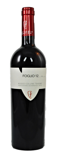 Foglio 12 Rosso Teatine IGT tr. 2018 (IT-Bio-009), Fattoria Teatina